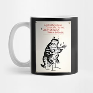 B Kliban Cat Guitar Mug